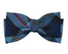 Navy, Red & Yellow Plaid Double Tuxedo Hair Bow