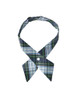 Girl's Navy, White & Green Plaid Neck Tie