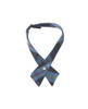 Girl's Navy, Red & Yellow Plaid Neck Tie