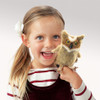 Mini Great Horned Owl Finger Puppet