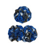 Blue & Gray Plaid Rosette Hair Clip