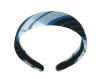 Blue, Black & White Plaid 578 1.5" Headband