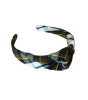 Brown, Black & White Plaid 71 Top Knot Headband