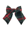 Black, Red & Green Plaid 63 Shanna Bow