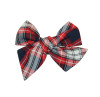 Red, White & Navy Plaid 72  Butterfly Hair Bow