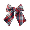 Red, White & Navy Plaid 72 Shanna Hair Bow