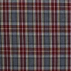 Burgundy, Gray & Gold Plaid 43 Top Knot Headband