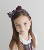 Royal, Black & Gold Plaid 92 Lena Headband
