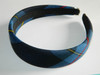 Navy, Red & Yellow Plaid 1.5" Headband