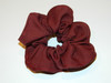 Burgundy & Navy Hair Scrunchie - School Uniform Scrunchie, Burgundy Scrunchie, School Plaid Scrunchie , Uniform Scrunchie, Hair Scrunchie