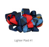 Navy, Red & Yellow Plaid Loopy Hair Bow