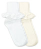 White or Ivory Chantilly Lace Socks