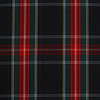 Black, Red & Hunter Green Plaid Bow Ponytail HolderHolder
