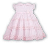 Pink Voile Ruffle Dress