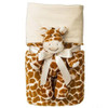 Marshmallow Giraffe Cuddle Blanket Set - 28x40"