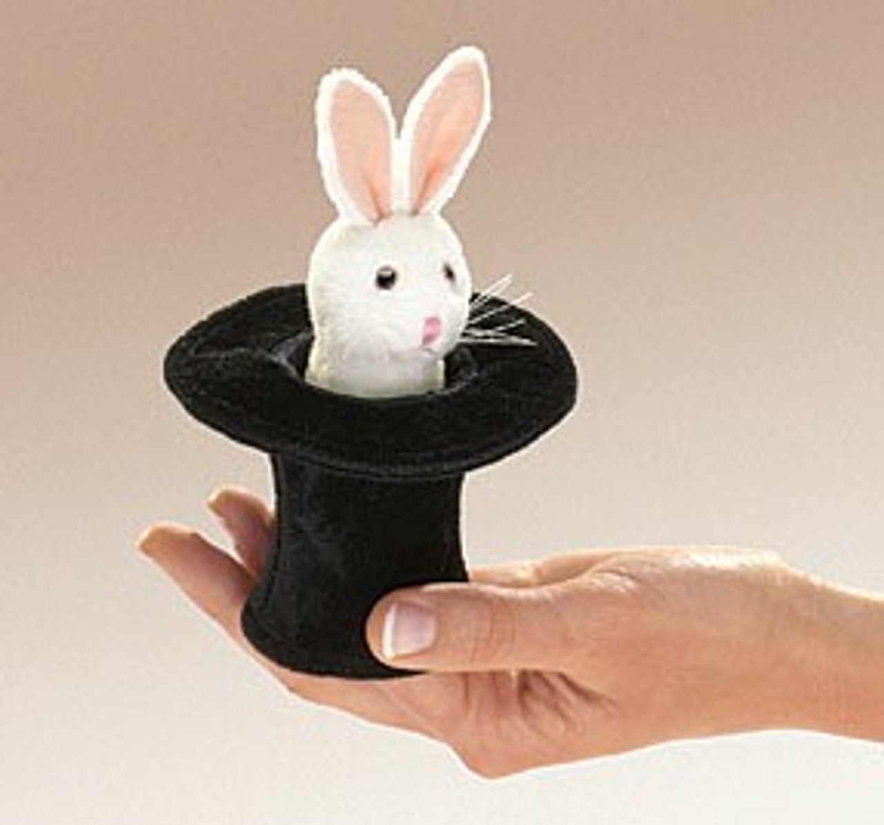 Mini Rabbit In The Hat Puppet