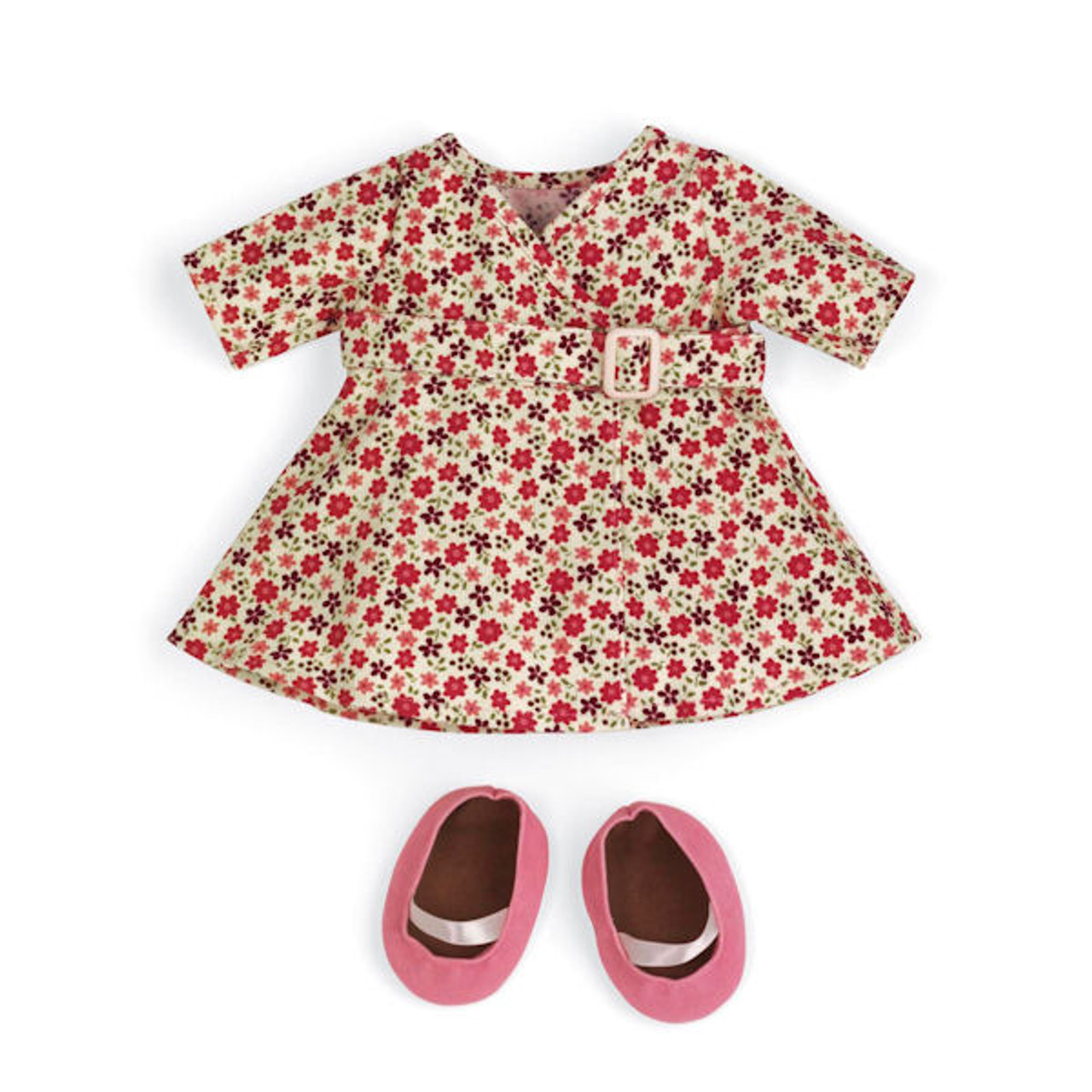 Rosy Cheeks Big Sister Wrap Dress Outfit Set