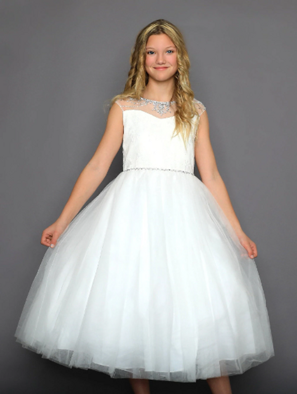 Beth White First Communion Dress