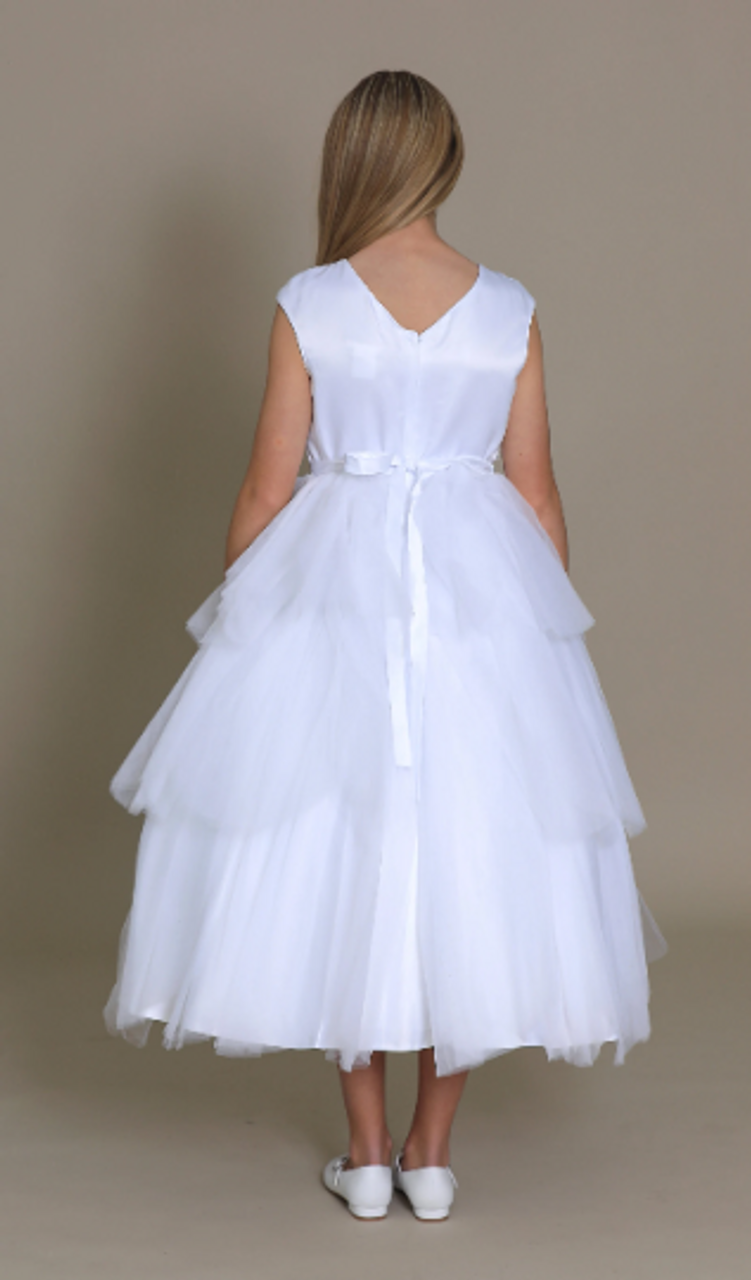 Iris White or Ivory Communion Dress