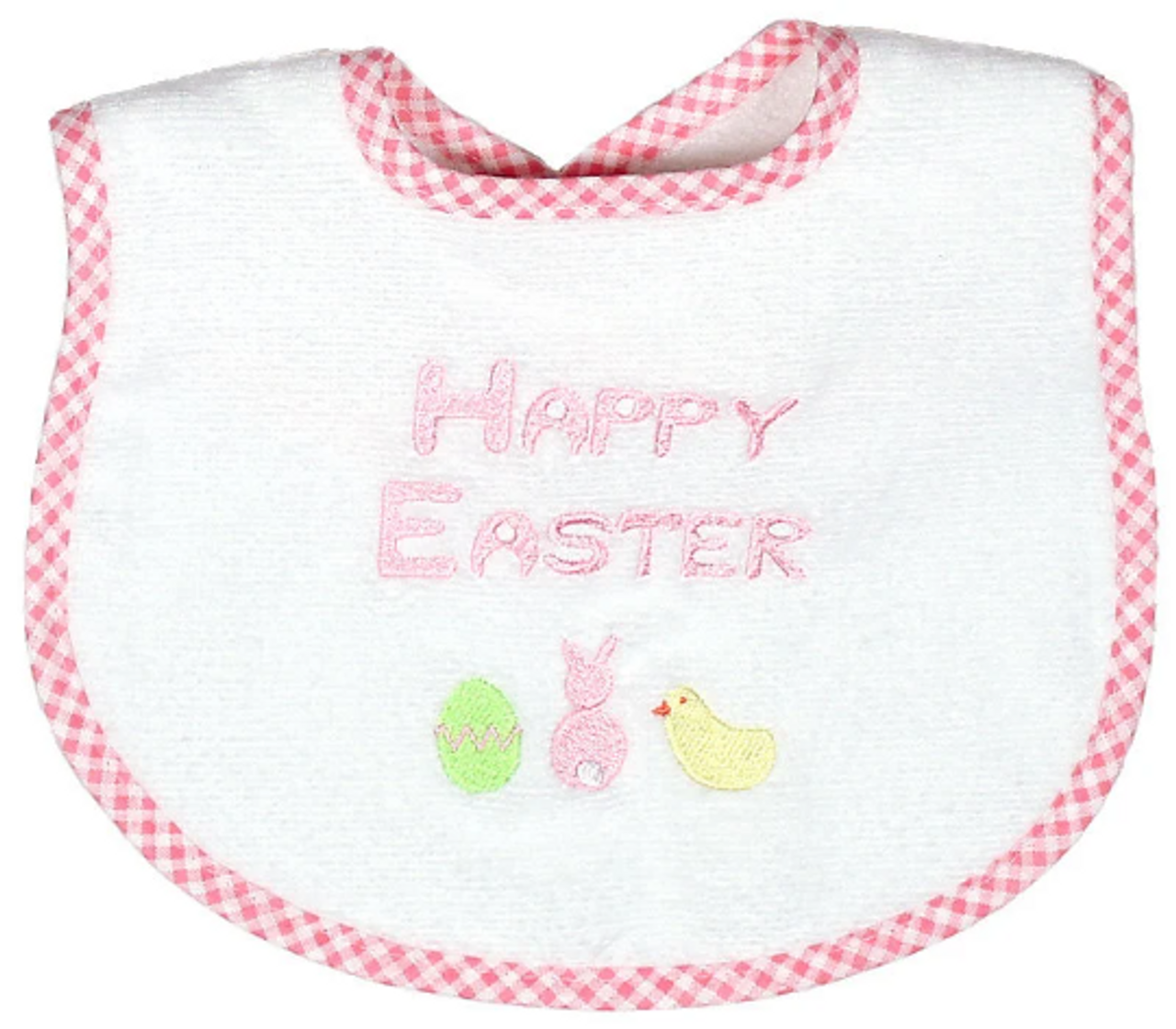 Baby Girl's Happy Easter Bib