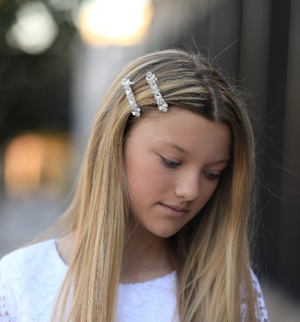 Gabriella Rhinestone Hair Clip Set