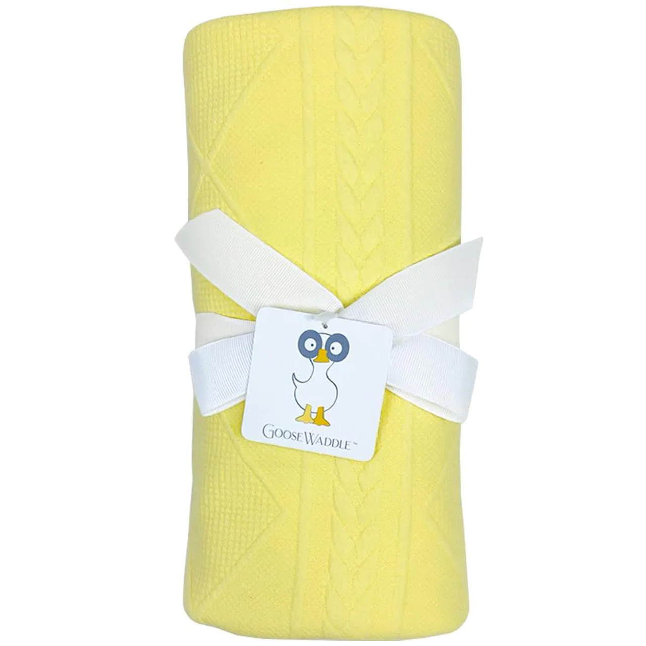 Yellow Knit Blanket