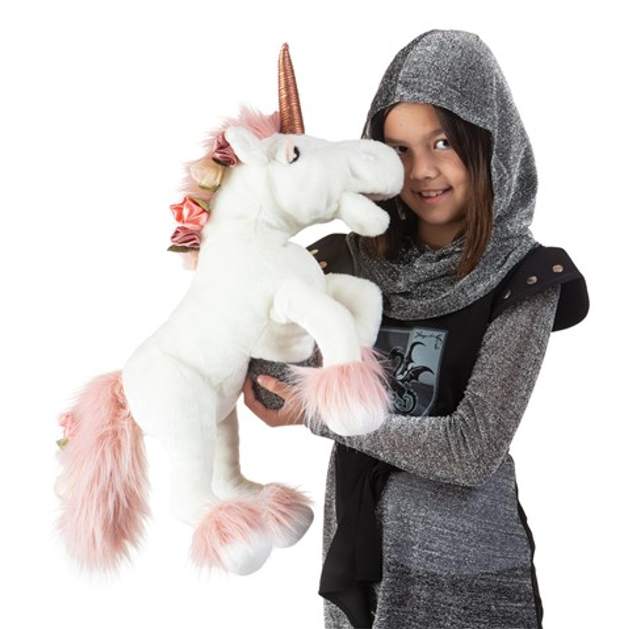 Music Box Unicorn Hand Puppet