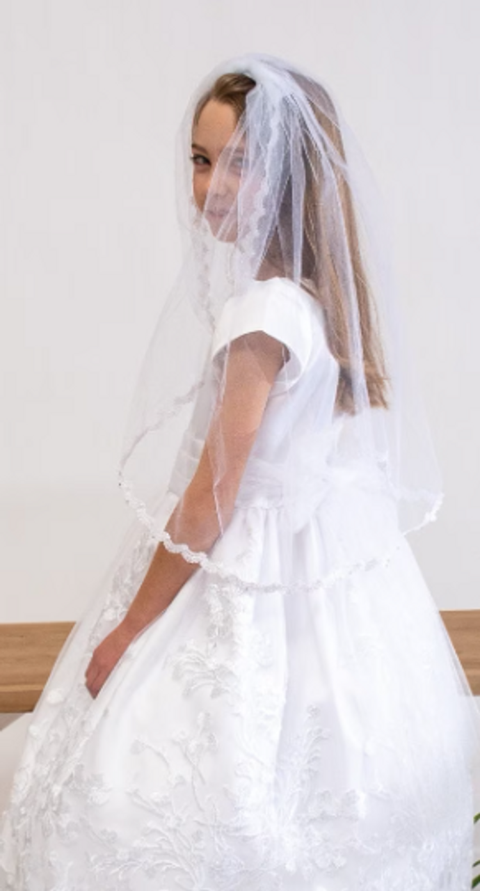 Emmy First Communion Lace Veil