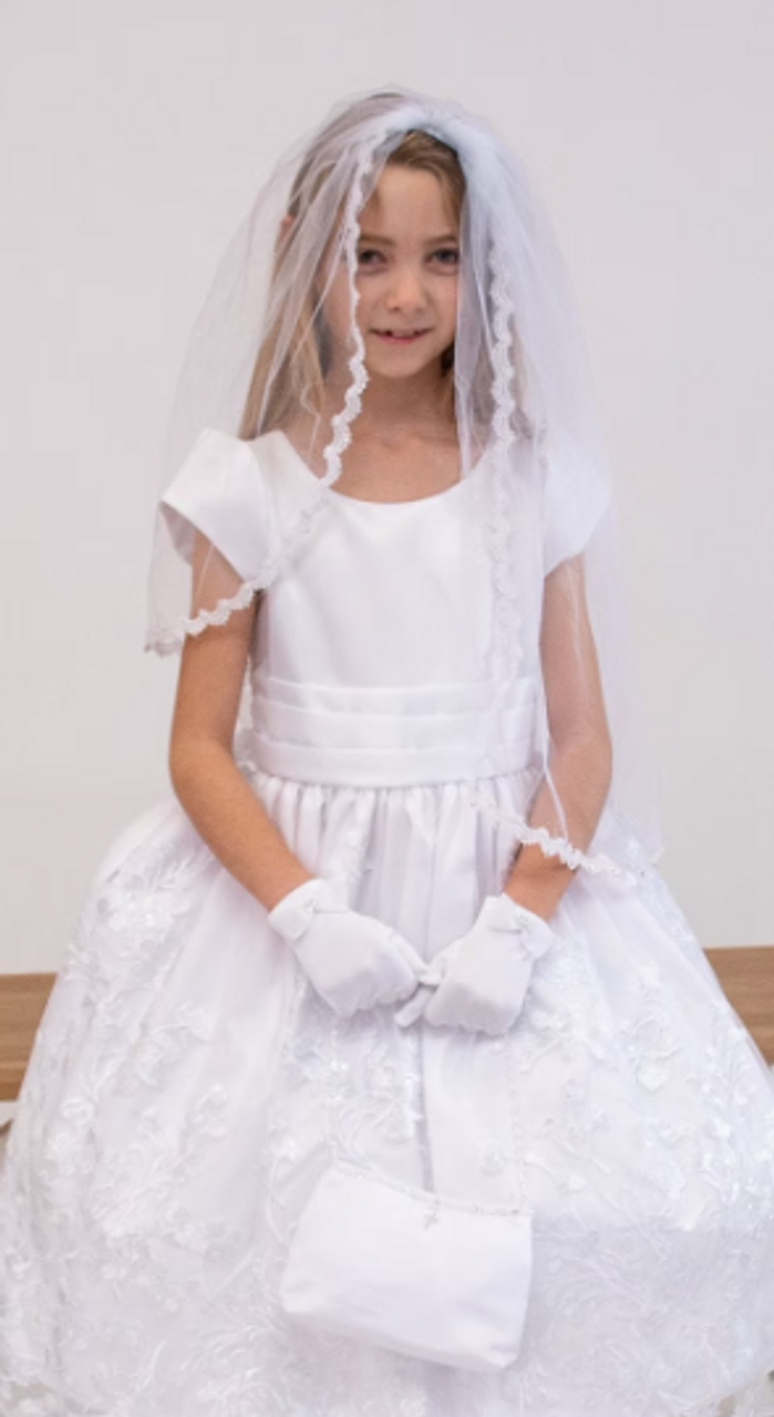 Emmy First Communion Lace Veil