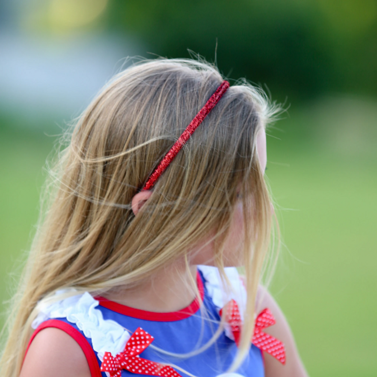 Red Glitter Headband