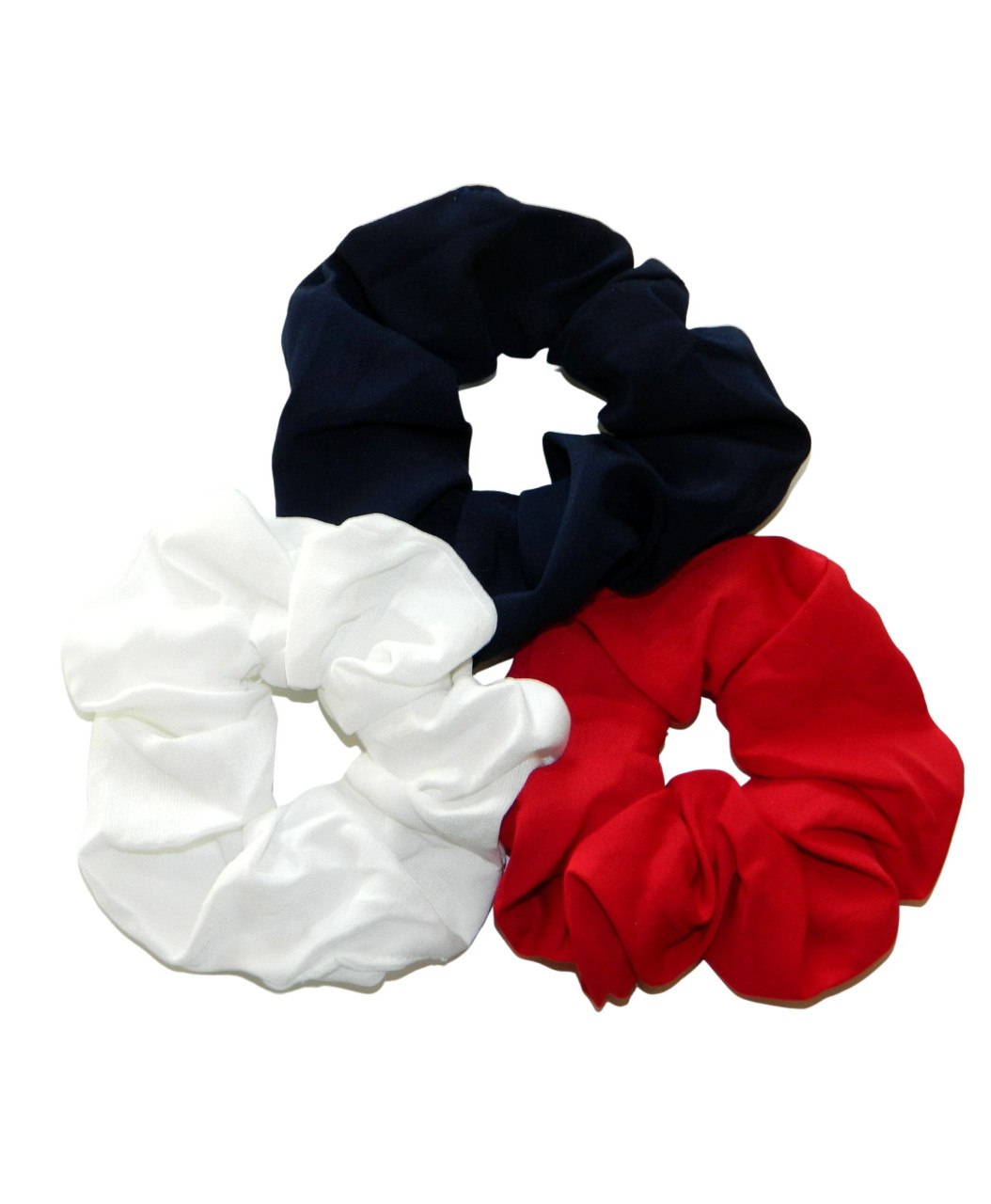 Navy, Red & White Scrunchie Set