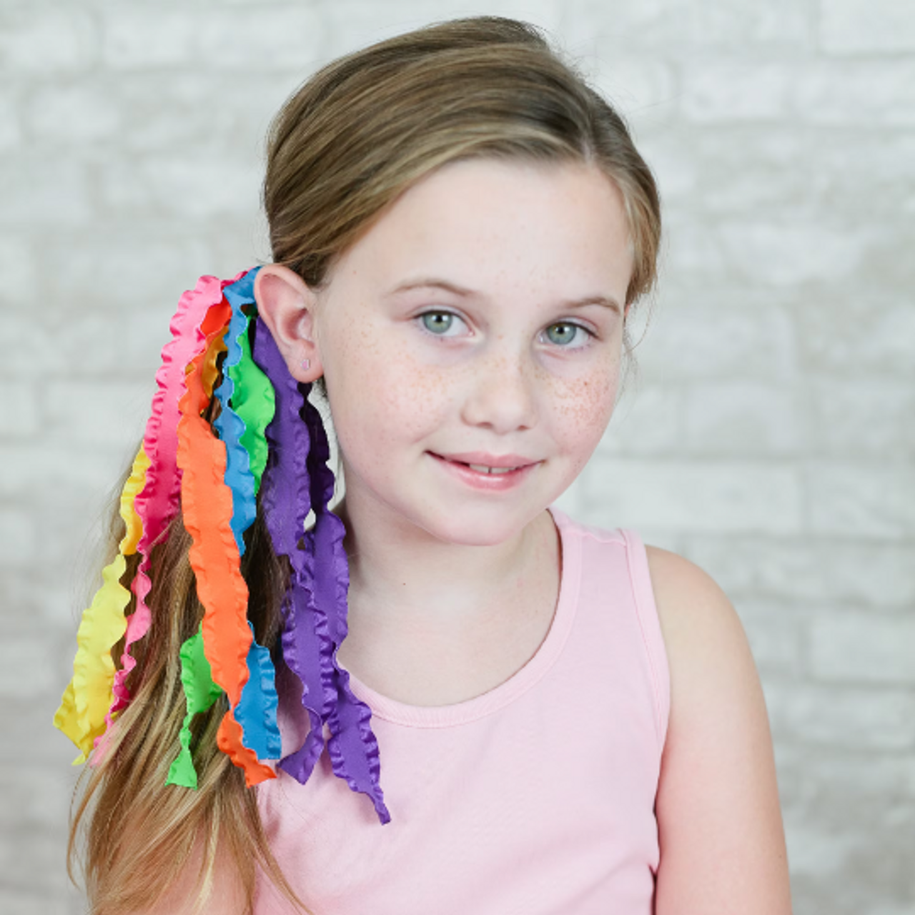 Ruffle Brights Ponytail Holder