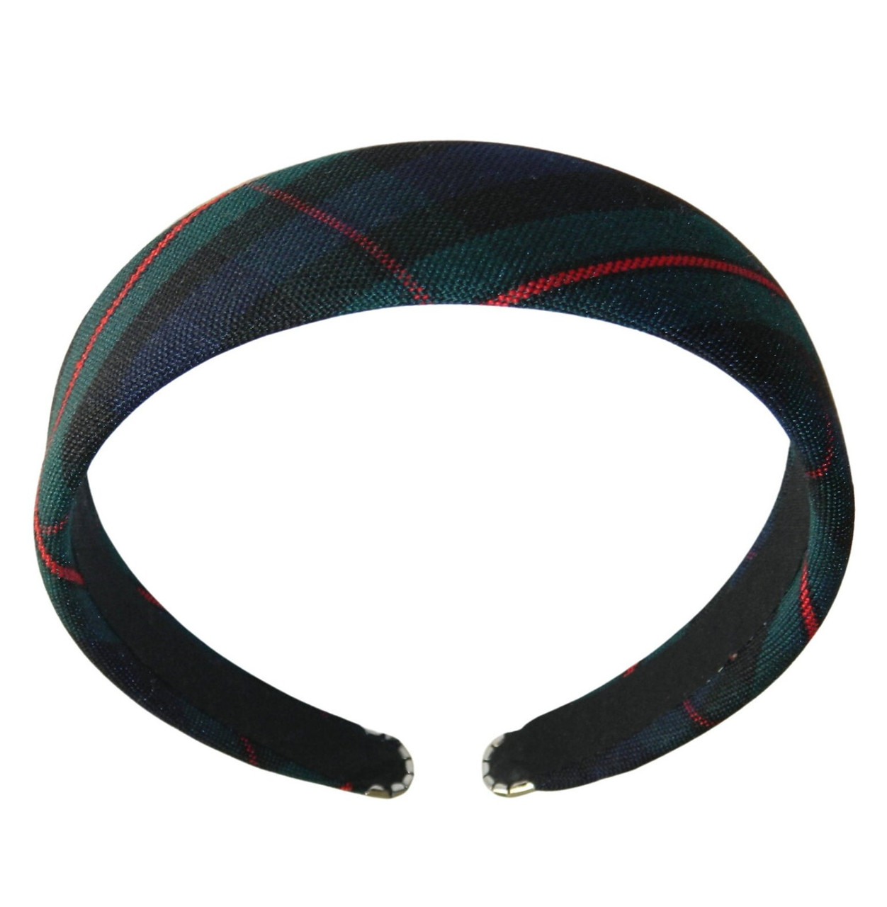 Navy, Hunter & Red Plaid 1.5" Headband