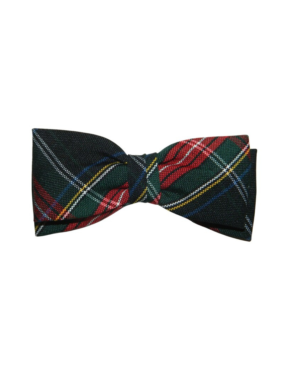 Black, Red & Green Plaid Double Tuxedo Hair Bow