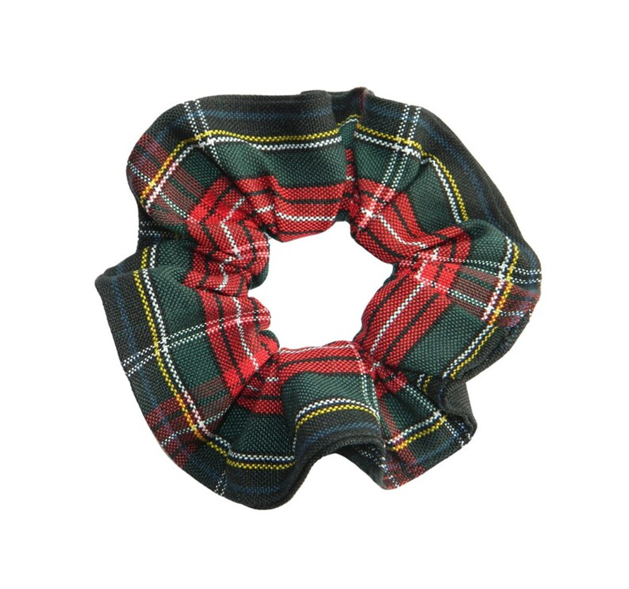 Black, Red & Green Plaid Scrunchie