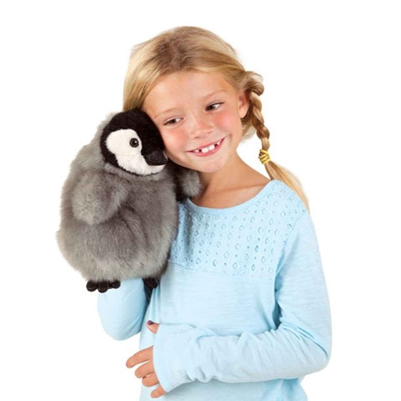 Baby Emperor Penguin Hand Puppet