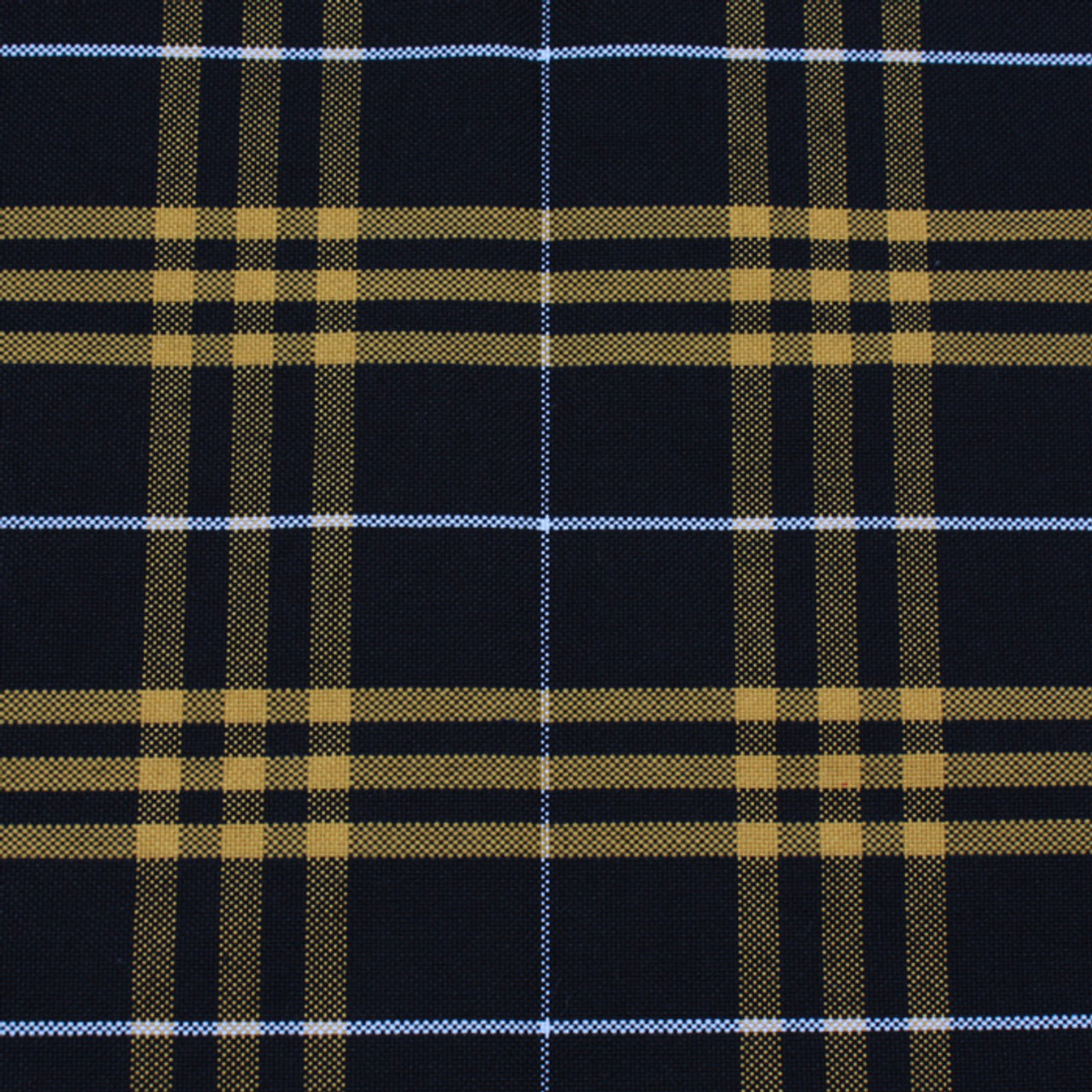 Black & Gold Plaid Square Lunch Bag