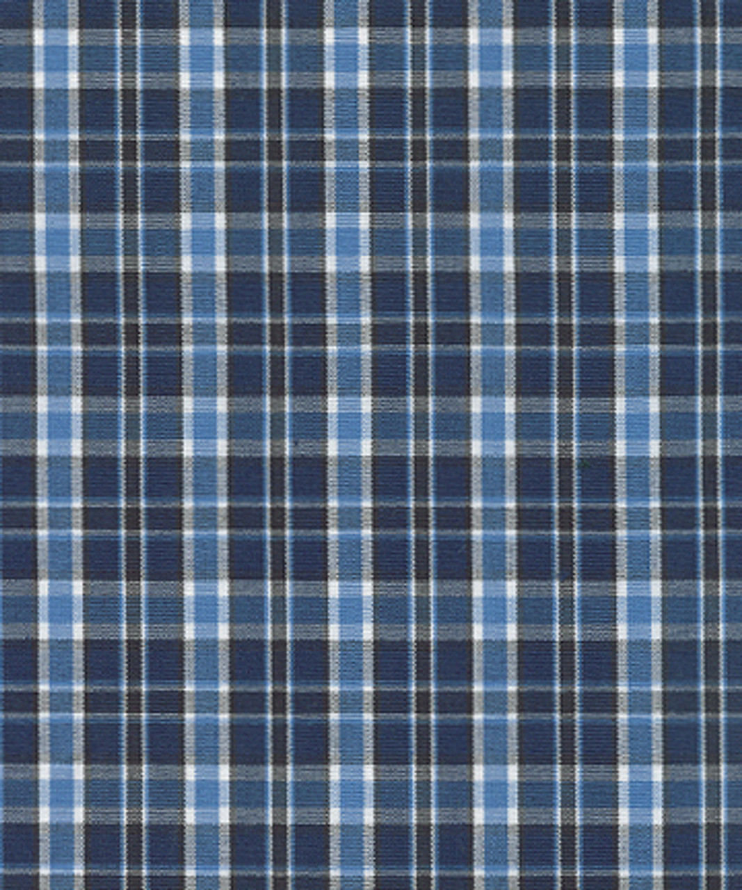 Navy & Blue Plaid 120 Top Knot Headband