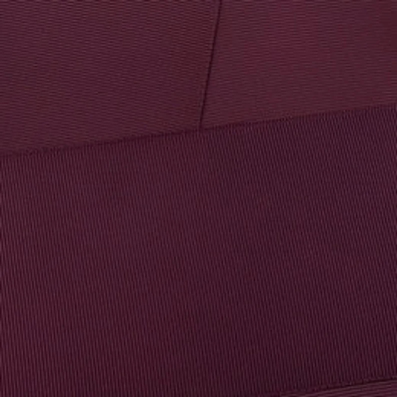 Burgundy & Gray Ribbon Hair Scrunchie