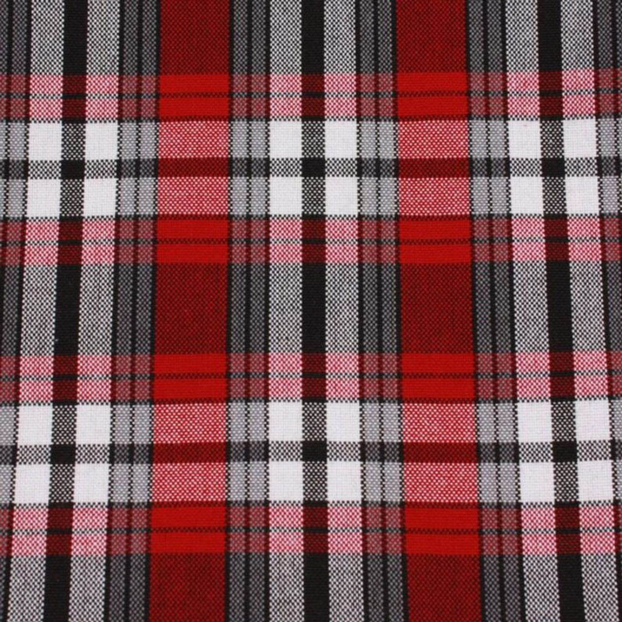 Red, White & Gray Plaid 69 Doll Uniform Set