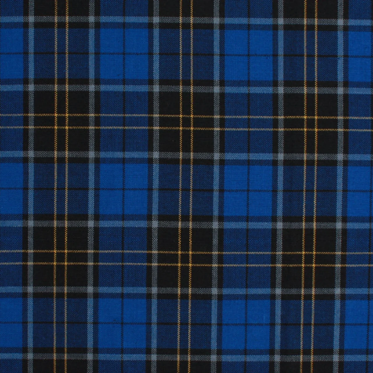 Royal, Black & Gold Plaid 92 Cara Headband