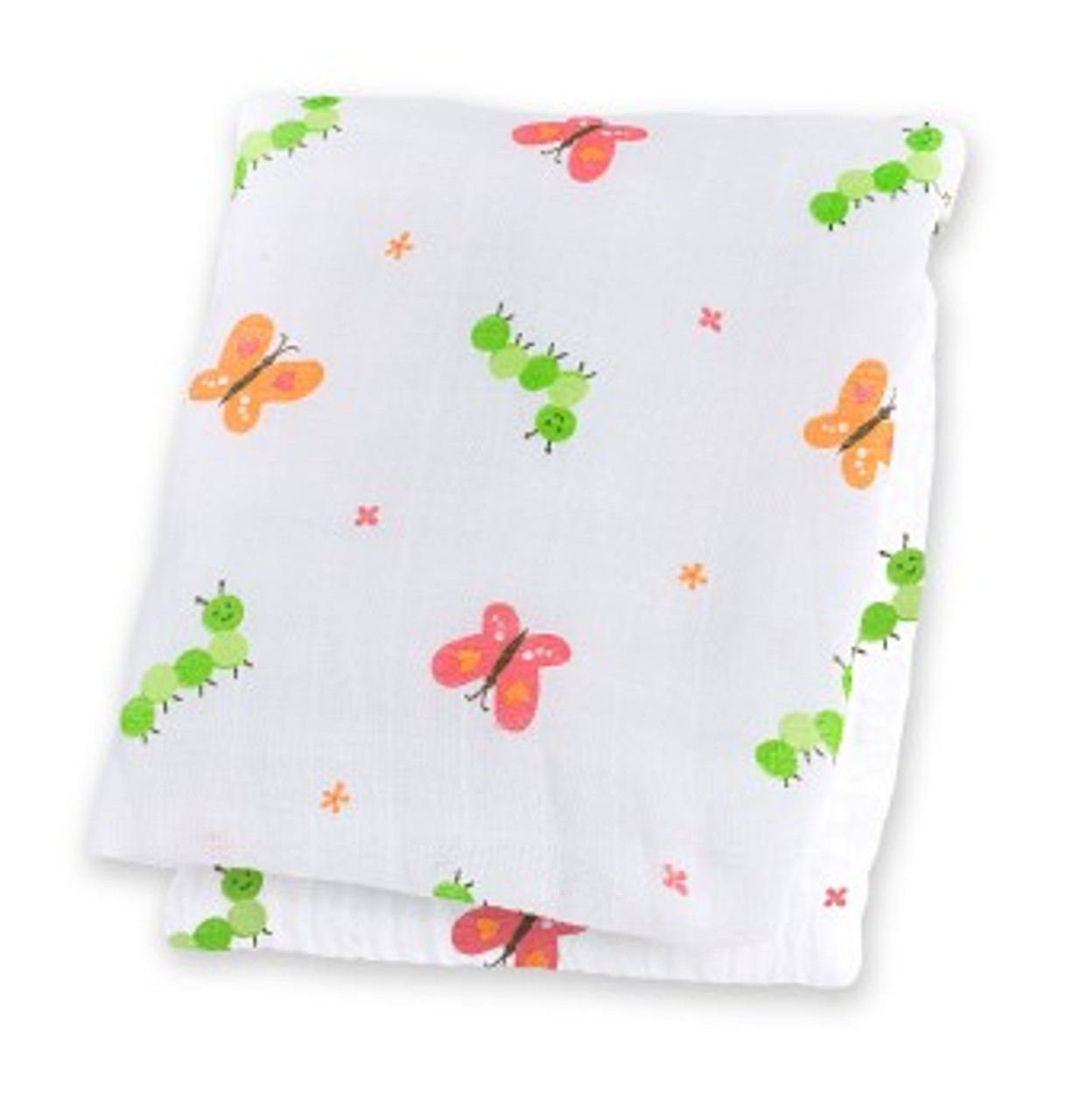 Garden Party Muslin Cotton Swaddling Blanket