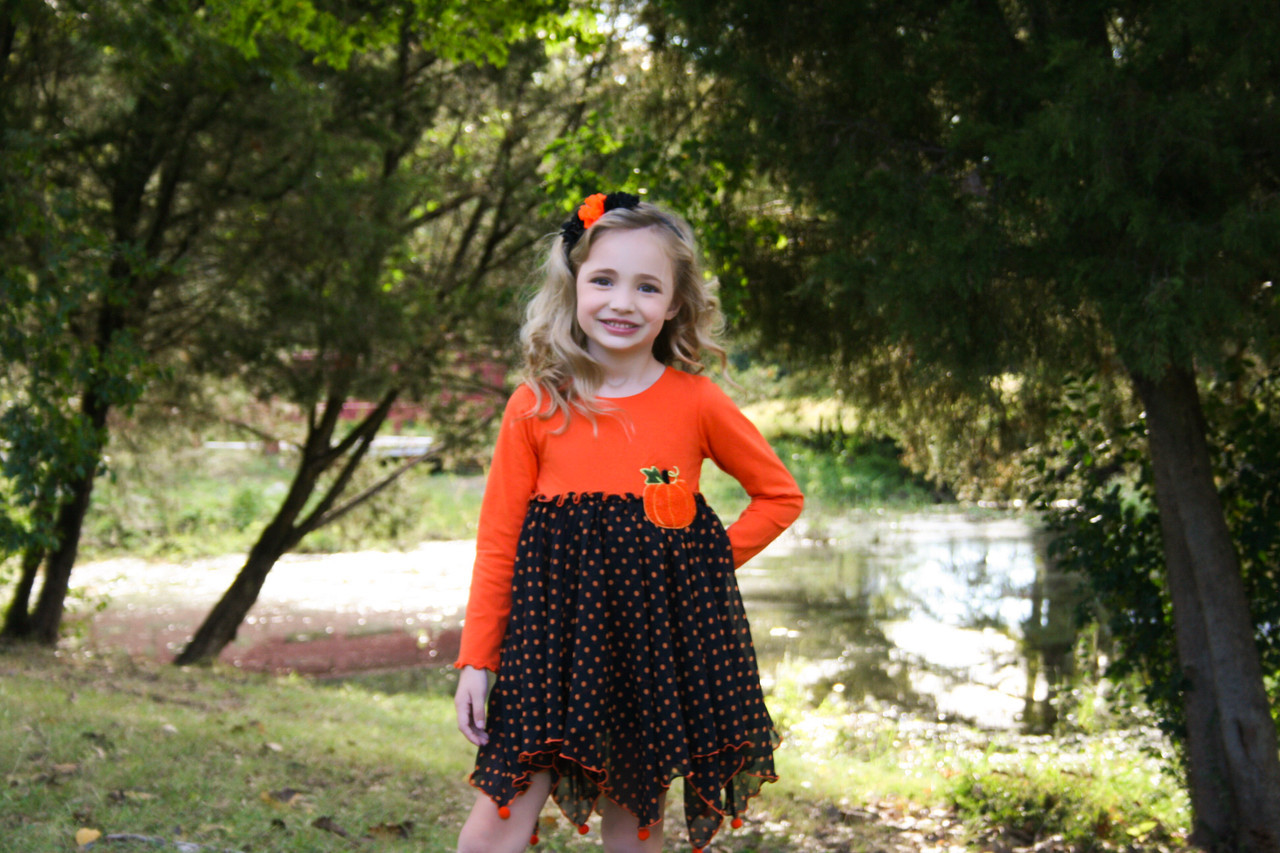 Pumpkin Handkerchief Dress