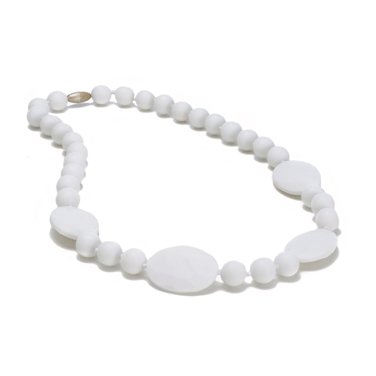 White Perry Teething Necklace