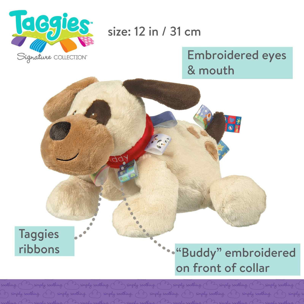 Taggies Buddy Dog Soft Toy