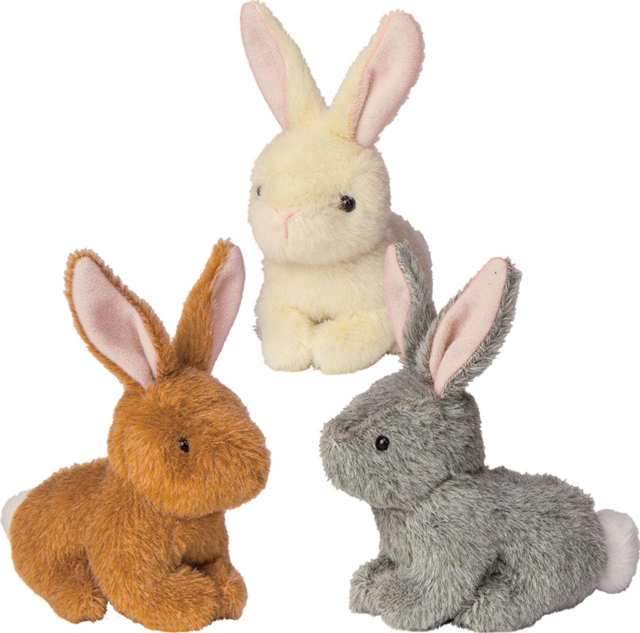 Set of 3 Cute 5" Bunnies