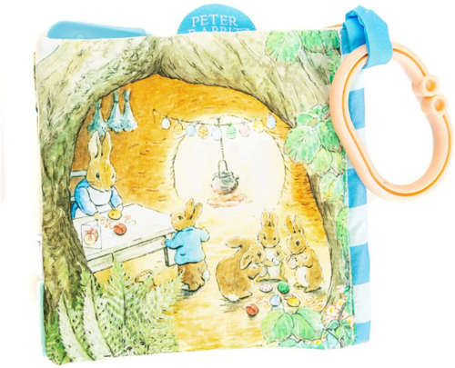 Peter Rabbit Soft Book With Teether & Crinkle