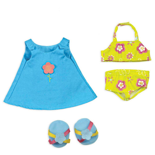 Rosy Cheeks Big Sister Beach Outfit Set