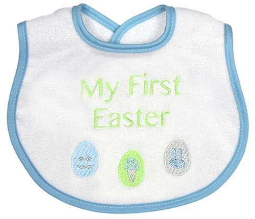 Baby Boy's My First Easter Bib