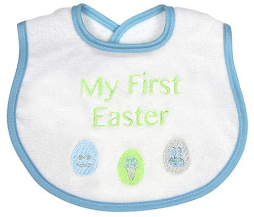 Baby Girl's My First Easter Bib